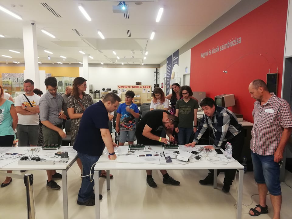 Interaktív replika show az ITK-ban. Fotó: Neumann Társaság