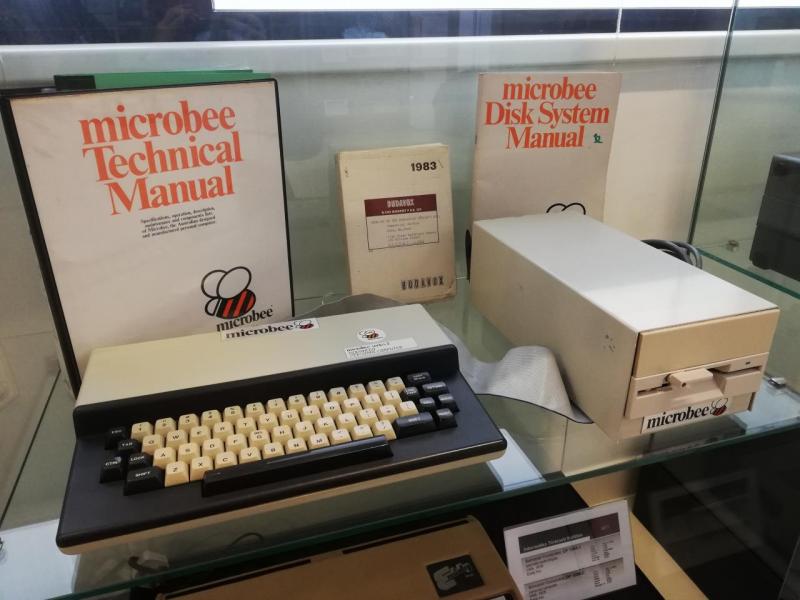 MicroBee számítógép az NJSZT múzeumában. Fotó: Képes Gábor, NJSZT