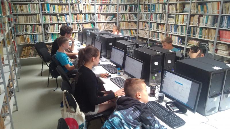 ECDL-es táborozók az ITK-ban
